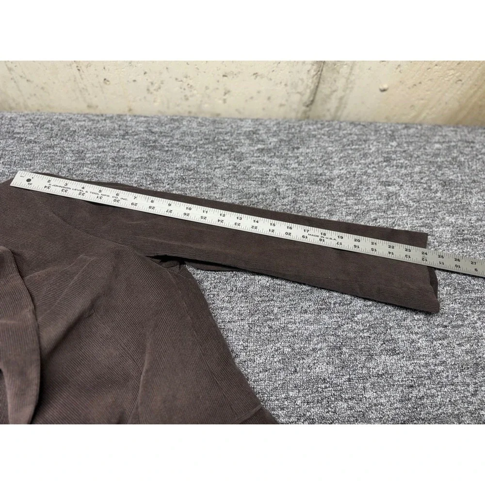 Lauren Ralph Lauren Mens Brown Corduroy Blazer Paisley‎ Lining 2-Button Jacket
